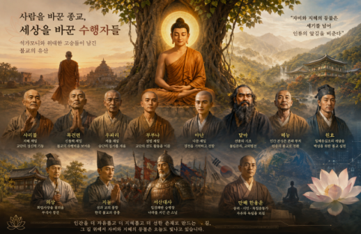 [진정자의 아시아의 영성(Spiritual Asia) ⑩] 사람을 바꾼 종교, 세상을 바꾼 수행자들