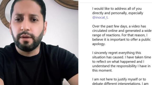 The apology posted by the Mexican man involved in the racism controversy