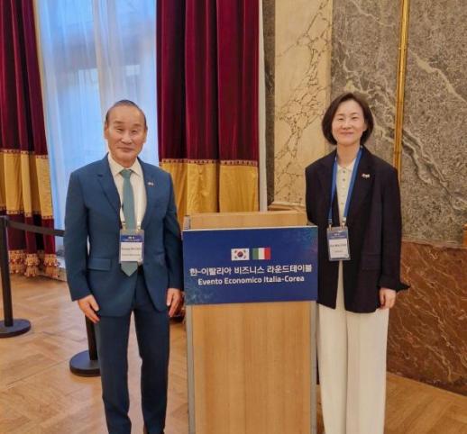 최병오 형지 회장, 이탈리아 경제사절단 동행…K패션 유럽 공략 속도
