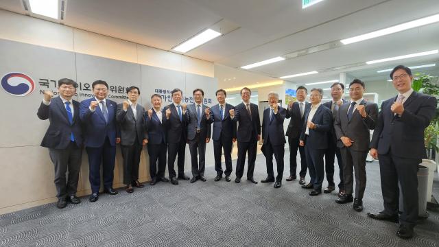 한국제약바이오협회 이사장단은 15일 서울스퀘어에서 국가바이오혁신위원회와 간담회를 가졌다사진한국제약바이오협회