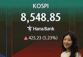 KOSPI Rallies Over 5% Amid Hopes for U.S.-Iran Peace Agreement