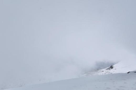 Heaven lake under clouds