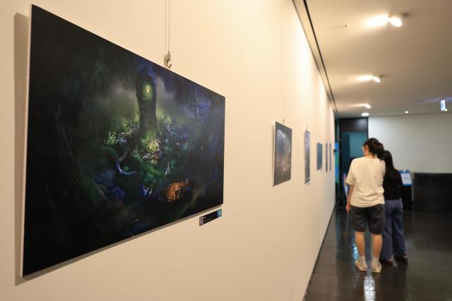 Artworks of Nexons games hanging on walls at Nexon Koreas headquarters in Seongnam June 16 2026 AJP Han Jun-gu