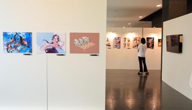 Nexons art exhibition of its games at Nexon Koreas headquarters in Seongnam June 16 2026 AJP Han Jun-gu