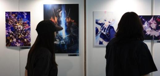 Enjoying my favorite game artworks at Nexon Developers Conference