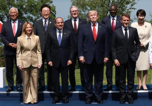 [포토] 이재명 대통령, G7 정상회의 기념촬영