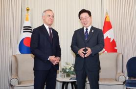President Lee Meets Canadian Prime Minister Ahead of $60 Billion Submarine Decision