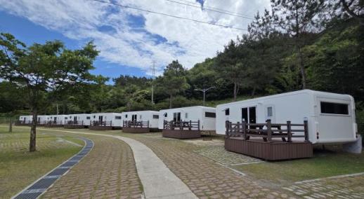 완주 무궁화오토캠핑장 카라반 새롭게