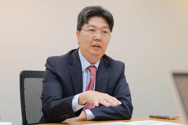 조준우 법무법인 광장 변호사가 아주경제와의 인터뷰를 하고 있다 사진유대길 기자