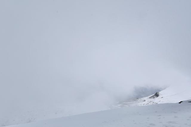 Clouds drift over Heaven Lake at the westhern slope of Mount Baekdu in Jilin Province China on June 11 2026 AJP Han Jun-gu