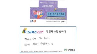 "남편과 다투고 출근길에 구매한 복권이"…1229회차 로또당첨번호조회 주목