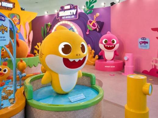 아기상어와 바닷속으로...더핑크퐁컴퍼니, AI 인터랙티브 전시 개막