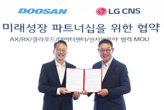 LG CNS, Doosan forge sweeping AI and robotics alliance