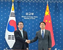 中, 韓 하나의 중국 재확인 긍정 평가…북핵 문제는 침묵