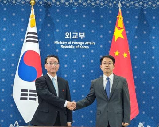 中, 韓 하나의 중국 재확인 긍정 평가…북핵 문제는 침묵