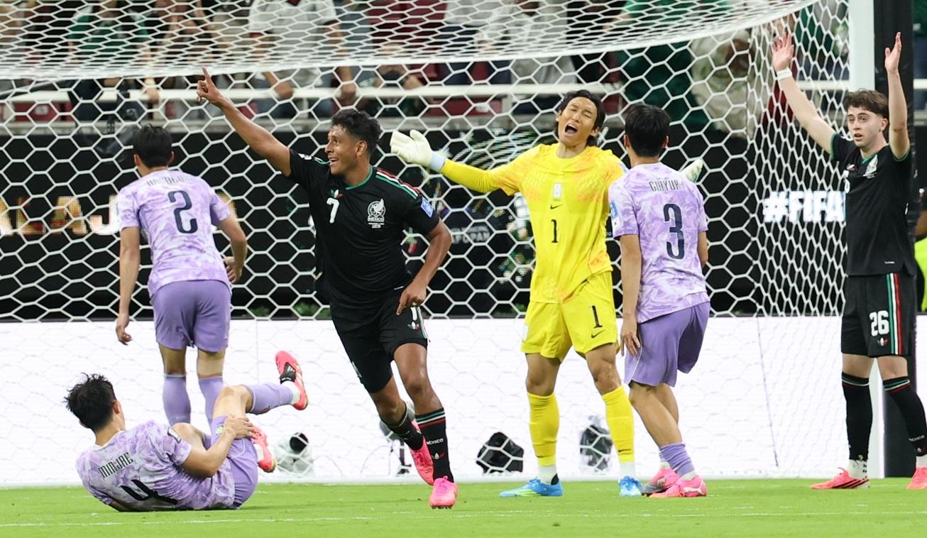 북중미 월드컵, 한국 멕시코에 0-1 패배
