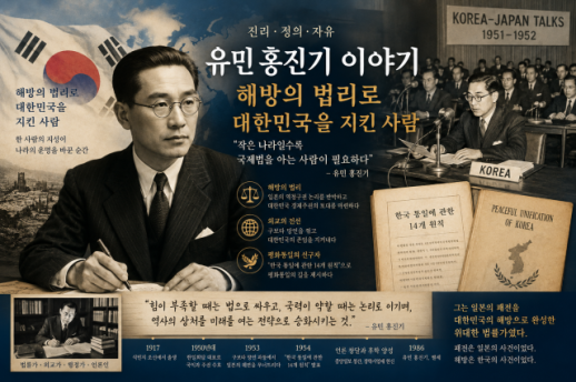 [진정자의 유민 홍진기 이야기] 해방의 법리로 대한민국을 지킨 사람
