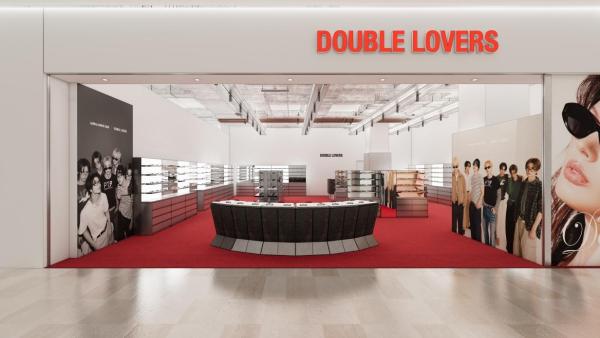 View of the Doubleverse popup store on the first basement level of Lotte World Mall in Jamsil