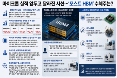 마이크론 실적 앞두고 달라진 시선…'포스트 HBM' 수혜주는?