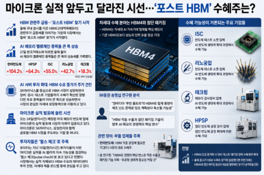 누가 진짜 대장주인가…삼성전자·SK하이닉스 시총 격차 단 99조원