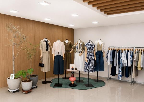 Carisnote collection displayed at the showroom in Seoul
