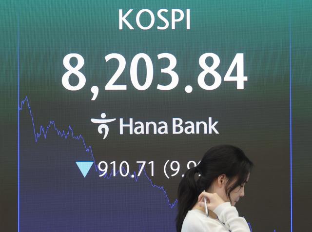 검은 화요일 코스피 급락…사이드카·서킷브레이커 동시 발동