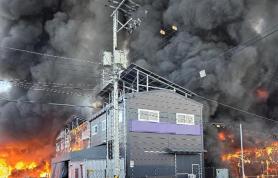 Fire at Shoe Warehouse in Gimpo Extinguished After 9 Hours, 70 Evacuated