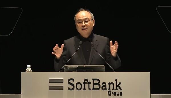손정의 소프트뱅크그룹 회장 사진소프트뱅크그룹