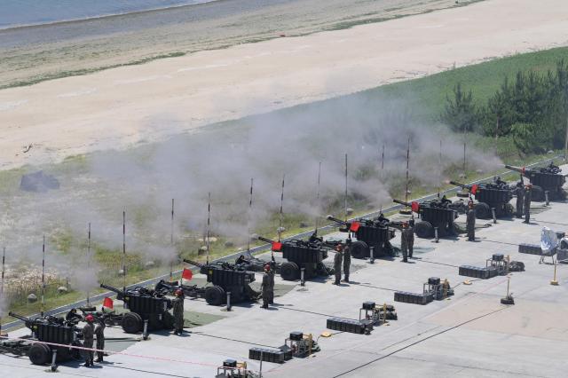 Korean Air Force holds first live-fire drill against drone swarm