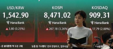PCE 대기 속 강달러 지속…환율 1540원대 오름세