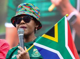 Ambassador Mkhize speaks at World Cup event