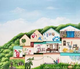 Jiyuras Solo Exhibition Captures the Warmth of Vanishing Alleys