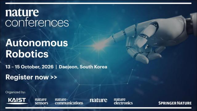 Nature debuts autonomous robotics conference at KAIST