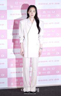 [포토] 포즈 취하는 김민하 (하나 코리아 기자간담회)