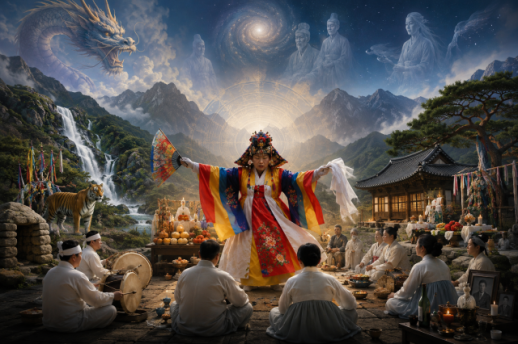 [(Spiritual Asia) 23- Chuyện về tín ngưỡng Shaman Hàn Quốc (1)] Khởi nguồn của con đường tâm linh nối liền trời và con người