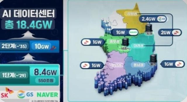 AI 데이터센터 위치도 사진이동원 기자