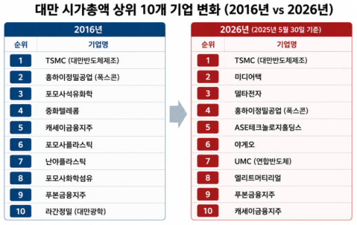 [글로벌 증시는 AI·반도체 천하통일④] TSMC만 있는 게 아니다...시총 톱10 중 8개사 AI 밸류체인株