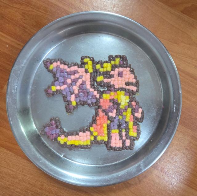 Sample of glued cookies from Startup for All participant Choi Yeon-jus ideas Image provided by Choi Yeon-ju