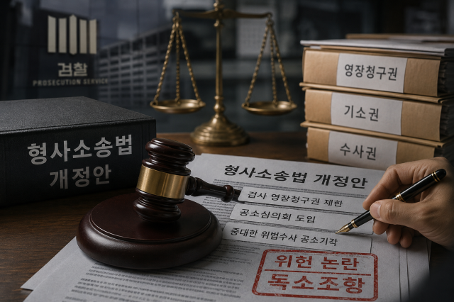 검사 영장청구권까지 손댄 형소법 개정안…법조계 위헌 소지