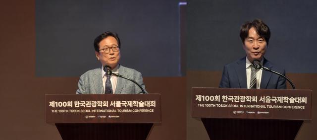 KCTI Director Hwang Kyo-ik and KTA President Seo Won-seok deliver welcoming remarks