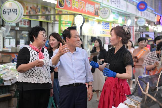 백성현 논산시장 현장소통사진논산시
