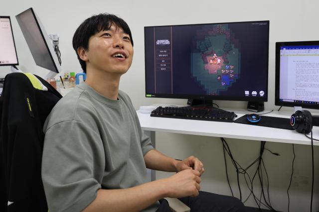 Can Opener CEO Logan Moon explains what their game in development Dungeon Settlers is July 1 2026 AJP Han Jun-gu