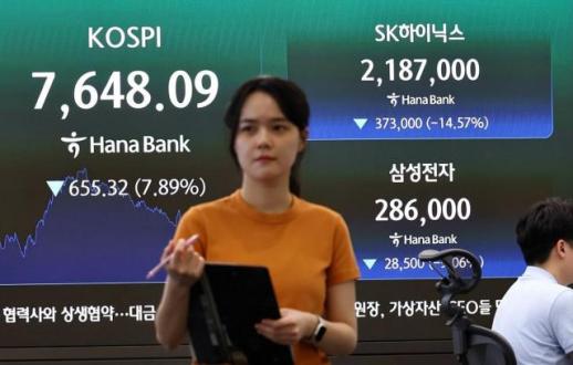 메타發 반도체 피크아웃 공포에 코스피 7.89% 폭락… 양대 사이드카 검은 목요일