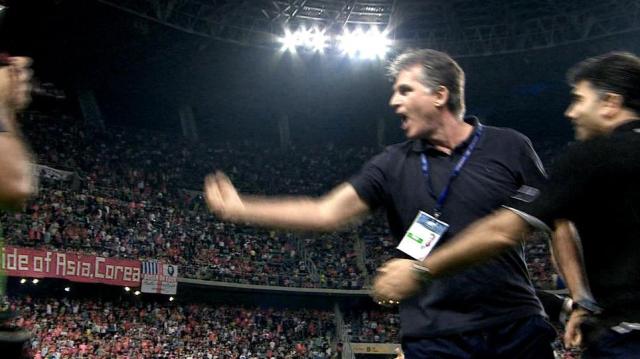 Queiroz's controversial gesture towards South Korea