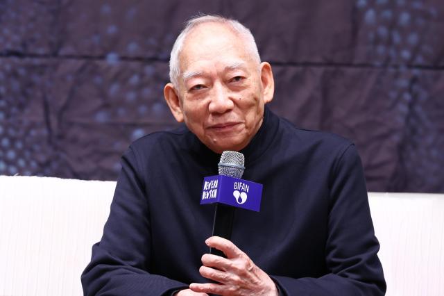 "天下第一武指"袁和平出席富川国际奇幻电影节记者会