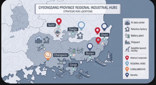 Samsung, SK, Hanwha, Hyundai bet $194 bln on southeastern Korea