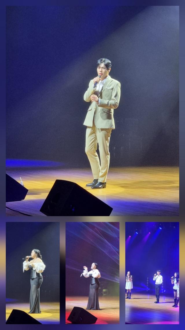 ‘뮤지컬 스테이지The Concert’가 지난 3일 오후 7시 30분 동해문화예술회관 대공연장에서 성황리에 개최되고 있다 사진이동원 기자