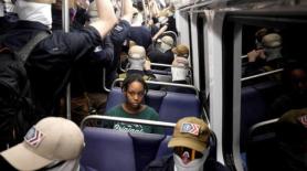 Photo Captures Tension on Washington Metro Amid Independence Day March