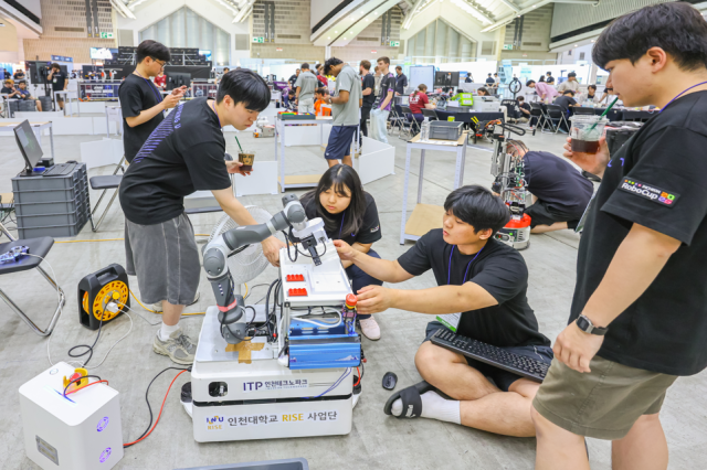 인천대학교 Team INU  산업자동화 리그Smart Manufacturing League 1위 사진인천시