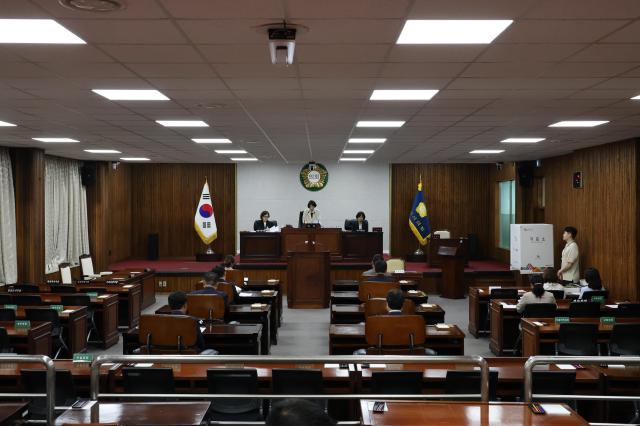 동해시의회 임시회 사진동해시의회